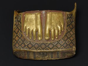 Voetkist van een mummie door Roman Period Egyptian